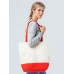 Холщовая сумка Shopaholic, красная