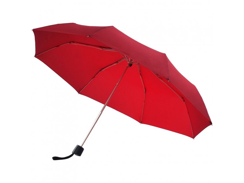 Зонт складной Fiber Alu Light, красный
