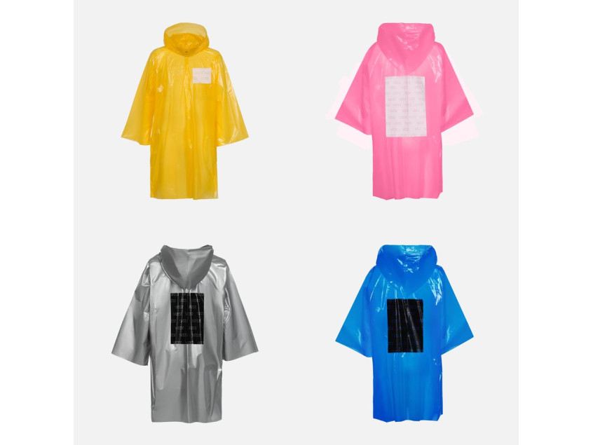 Дождевик-плащ BrightWay с печатью в один цвет на заказ
