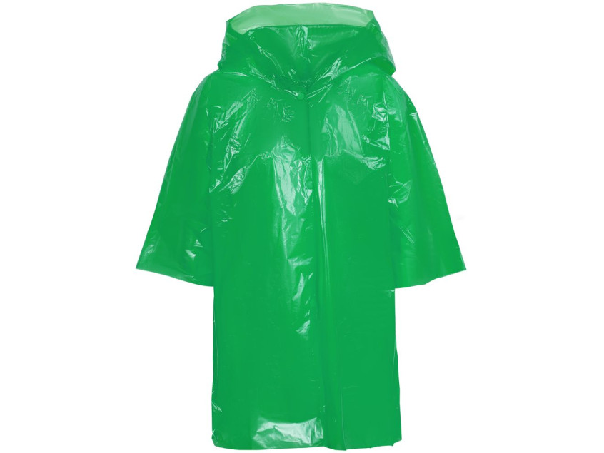 Дождевик-плащ детский BrightWay Kids, зеленый
