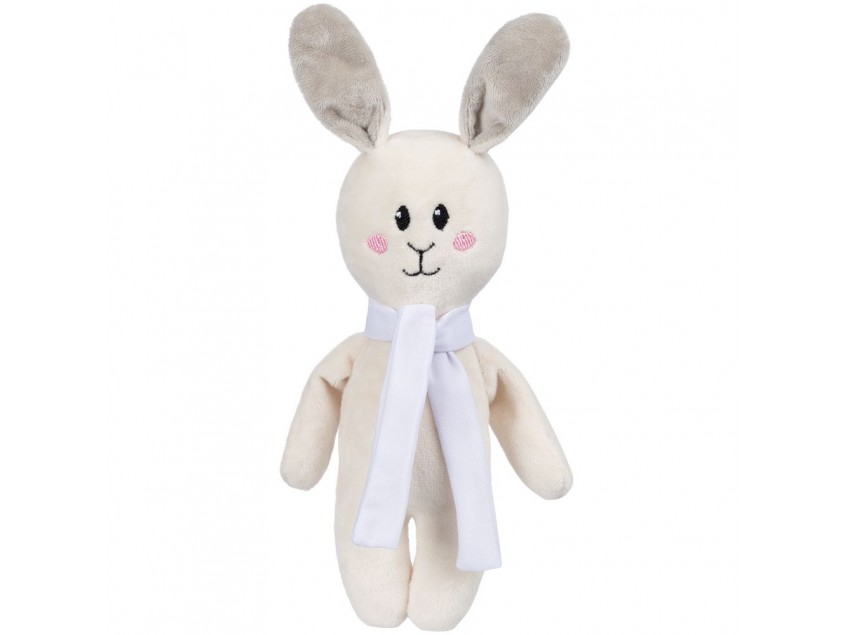 Игрушка Beastie Toys, заяц с белым шарфом