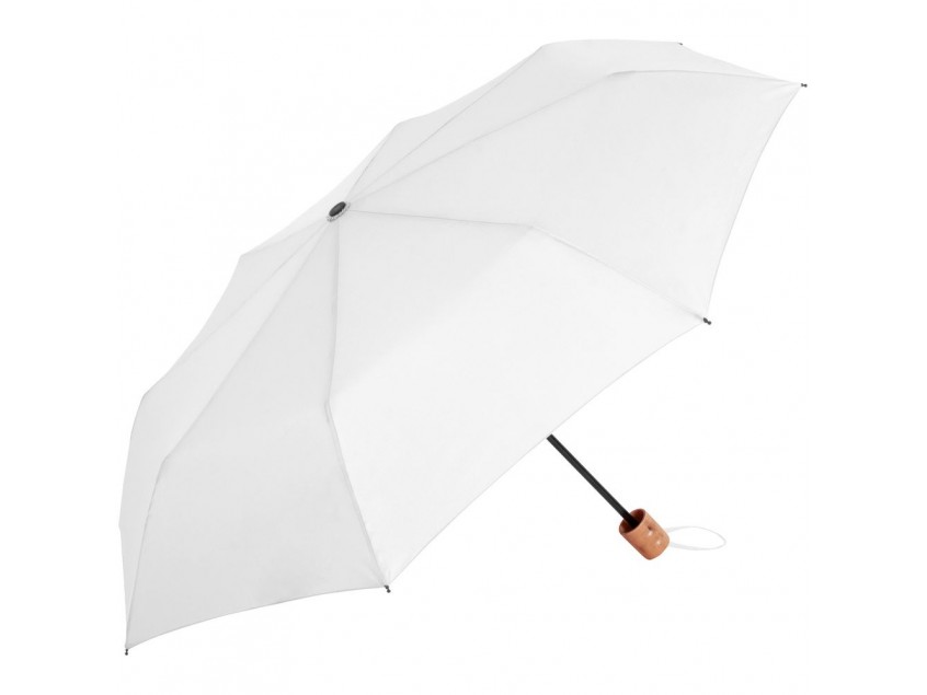 Зонт складной OkoBrella, белый