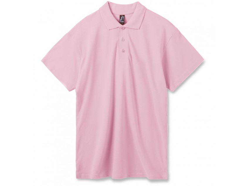 Рубашка поло мужская SUMMER 170, розовая