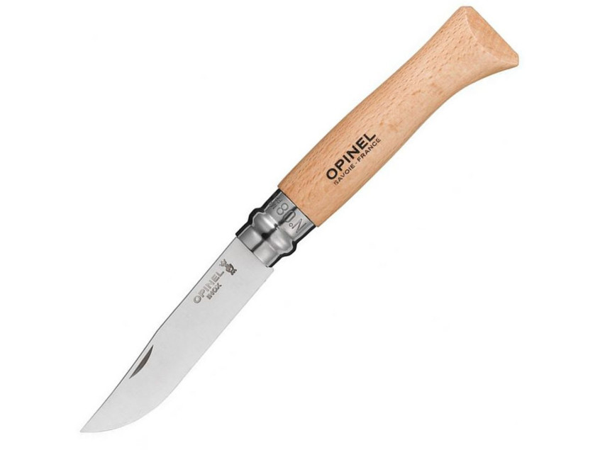 Нож Opinel No 8, бук