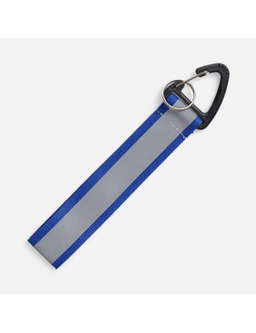 Светоотражающий брелок Flashline, серый с синим