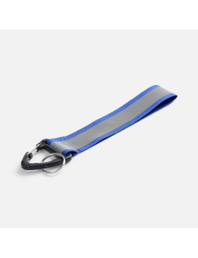 Светоотражающий брелок Flashline, серый с синим
