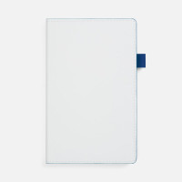 Ежедневник White Shall, недатированный, бело-синий