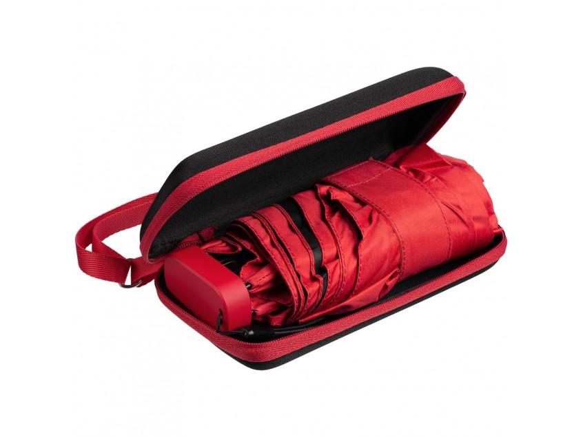 Складной зонт Color Action, в кейсе, красный