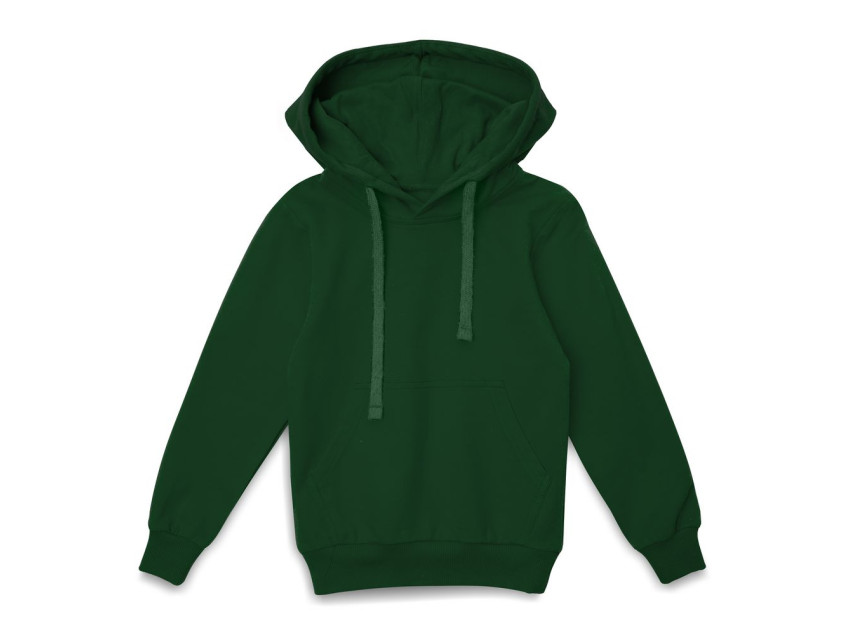 Худи детское Kirenga 2.0 Kids, темно-зеленое