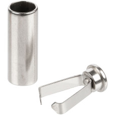 Наконечник для шнурка Nozzle, S, серебристый Наконечник для шнурка Nozzle, S, серебристый