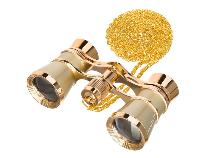 Театральный бинокль Broadway 325B, золотистый