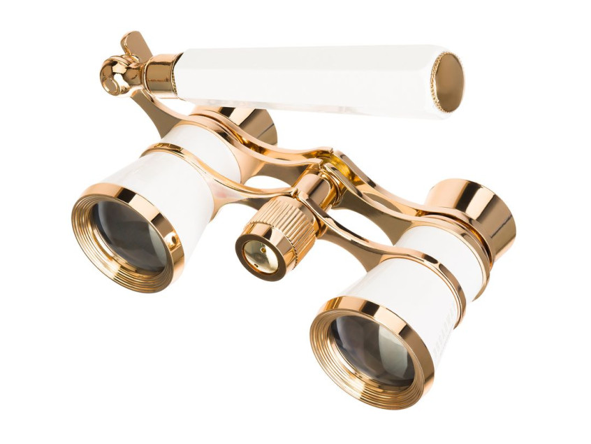 Театральный бинокль-лорнет Broadway 325E, белый