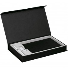 Коробка Horizon Magnet под ежедневник, флешку и ручку, черная