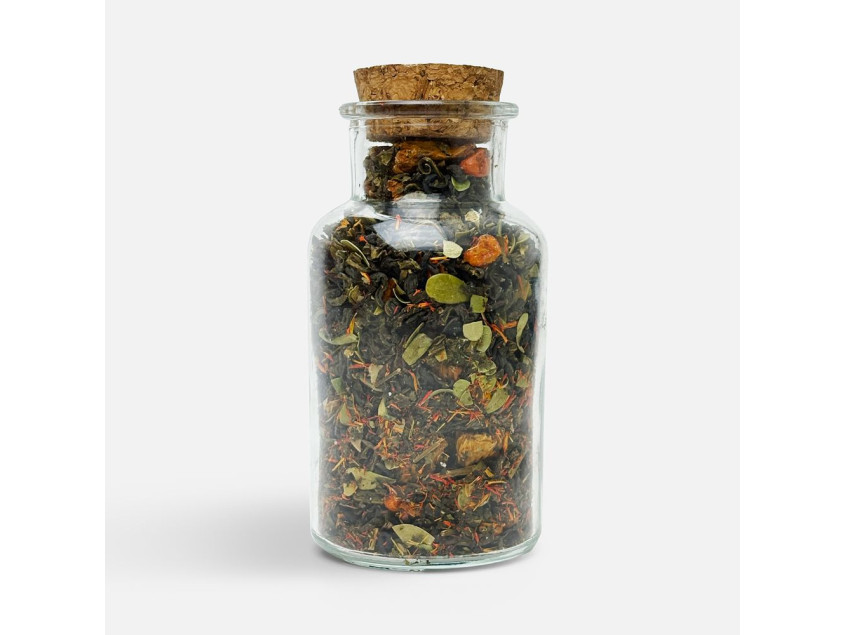 Чай «Сокочай», зеленый с соком ананаса, облепихой, толокнянкой и сафлором