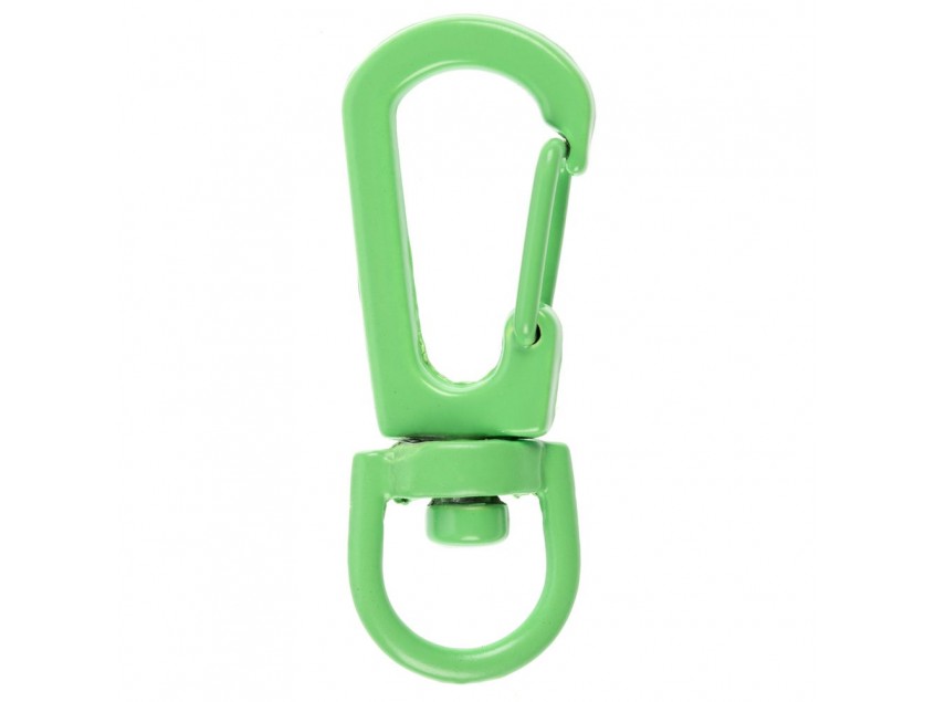 Застежка-карабин Snap Hook, S, зеленый неон