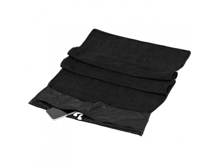 Полотенце для фитнеса Dry On, черное