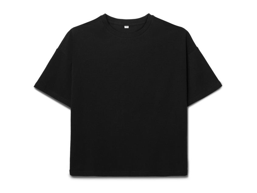 Футболка детская оверсайз Teezer, черная