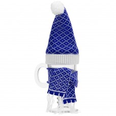 Вязаный шарфик Dress Cup, синий