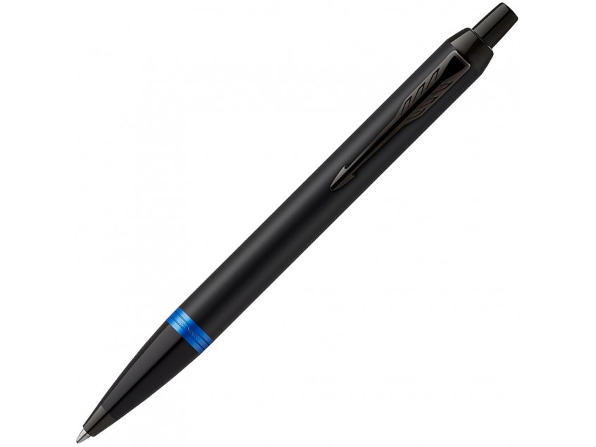 Ручка шариковая Parker IM Professionals Marine Blue BT, черная с синим