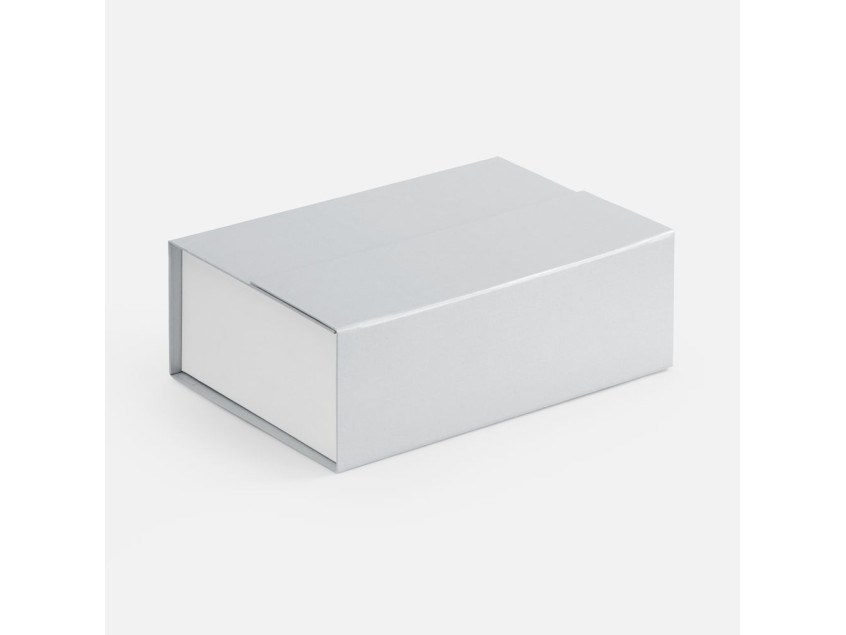 Коробка Bicolor Case, белая с серым