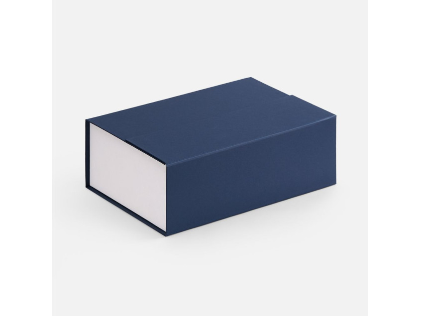 Коробка Bicolor Case, белая с синим