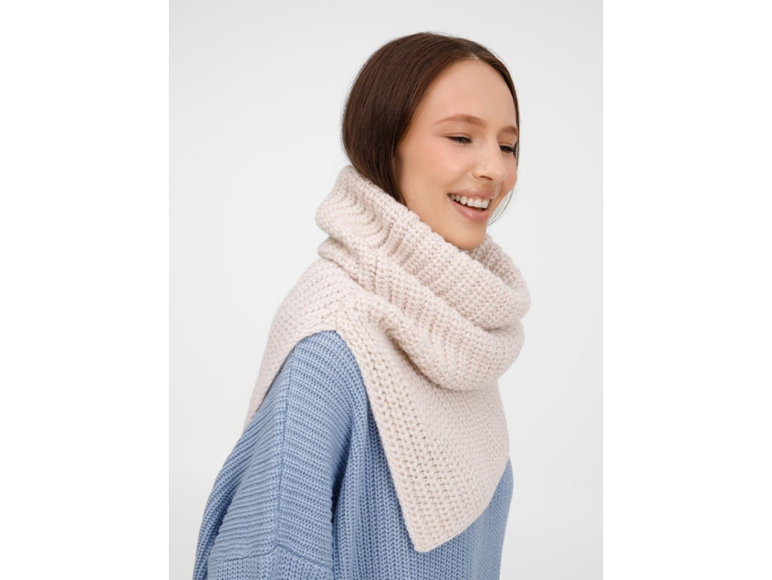 Снуд Softino, жемчужно-белый