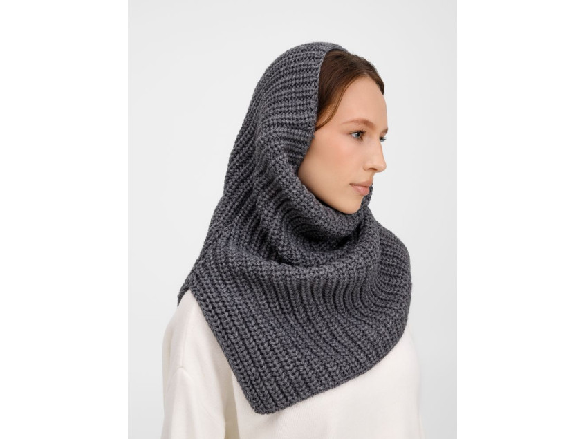 Снуд Softino, серый меланж