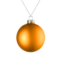 Елочный шар Finery Matt, 8 см, матовый оранжевый Елочный шар Finery Matt, 8 см, матовый оранжевый