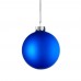 Елочный шар Finery Matt, 8 см, матовый синий