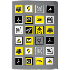 Обложка для паспорта Industry, ver.2, энергетика