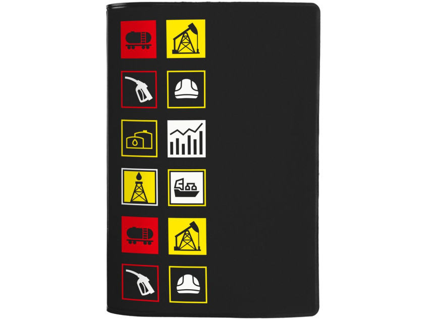 Обложка для паспорта Industry, ver.2, нефть и газ