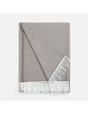 Плед «Гирвас», темно-бежевый