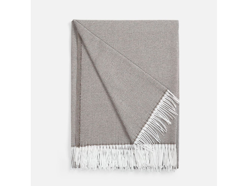 Плед «Гирвас», темно-бежевый