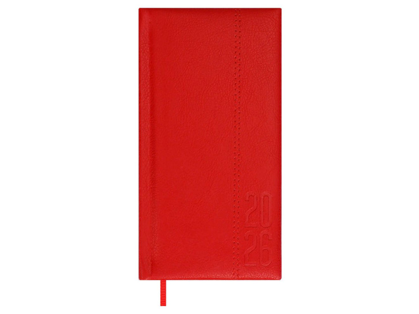 Еженедельник Baza, датированный, красный