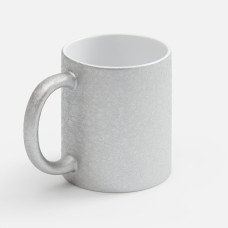 Кружка для сублимационной печати Sagredo, серебристая