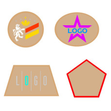 Шеврон из габардина Gabo L, бежевый Шеврон из габардина Gabo L, бежевый