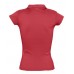 Рубашка поло женская без пуговиц PRETTY 220, красная