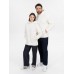 Худи оверсайз унисекс Snuggie, молочно-белое