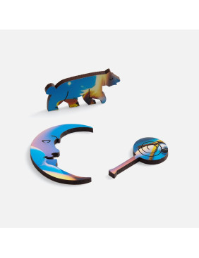 Деревянный пазл Woodsy Wonders на заказ