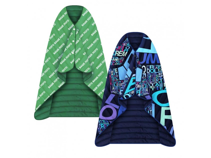 Плед-пончо Blanket Print на заказ