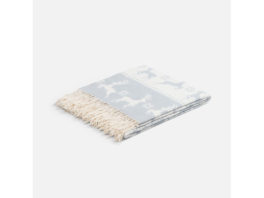 Плед «Скандинавия», серый