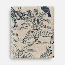 Плед Savanna, белый с синим Плед Savanna, белый с синим