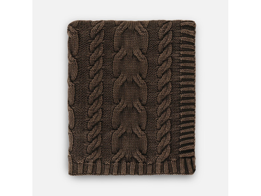 Плед Hygge, коричневый