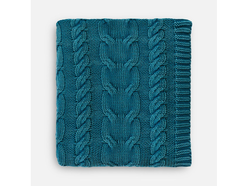 Плед Hygge, темно-зеленый