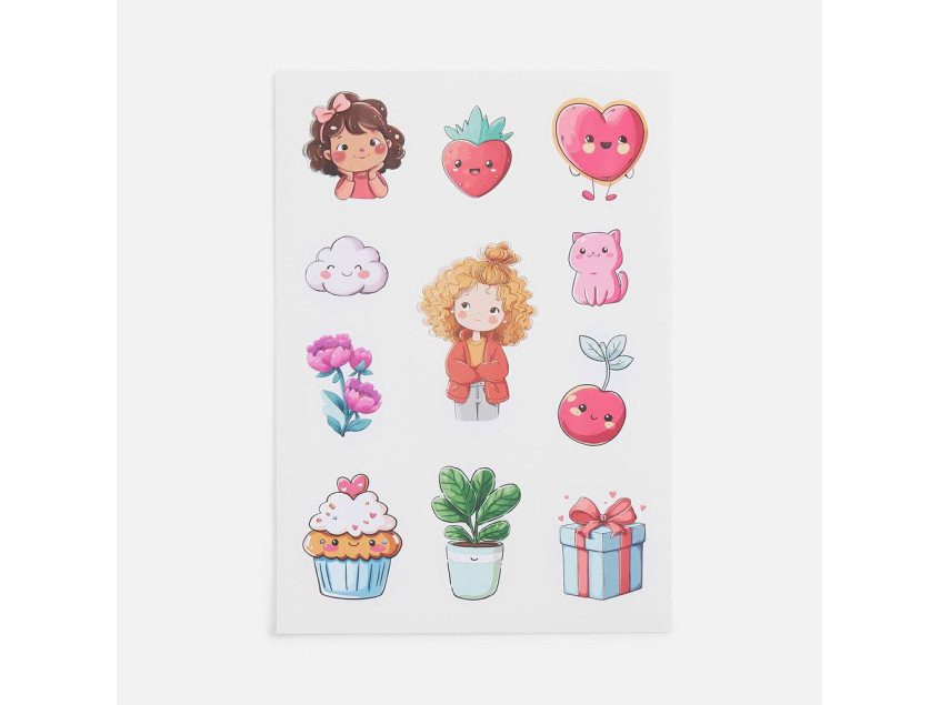Стикерпак бумажный Thematic, для девочек
