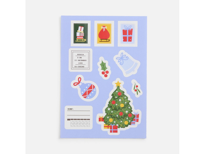 Стикерпак бумажный Thematic, новый год