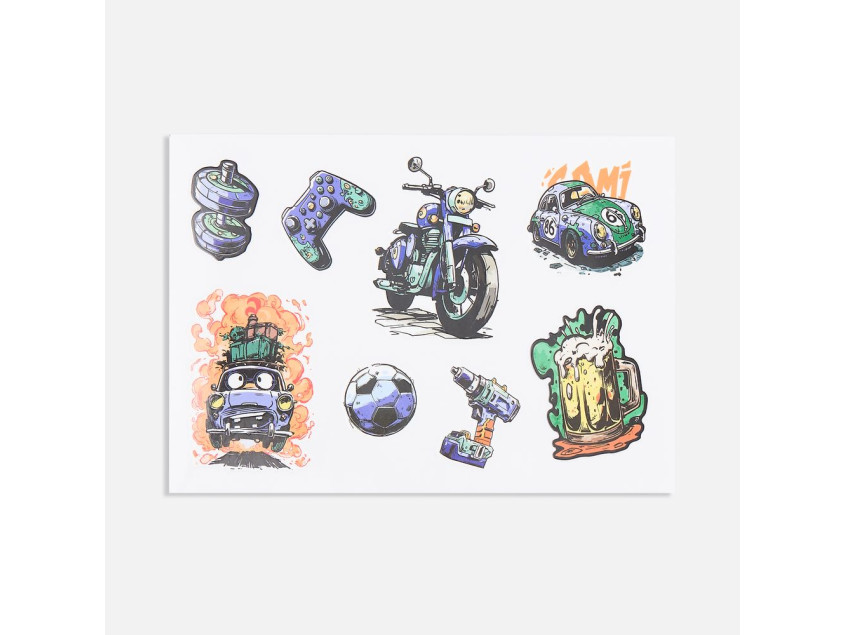 Стикерпак UV-DTF Thematic, 23 февраля