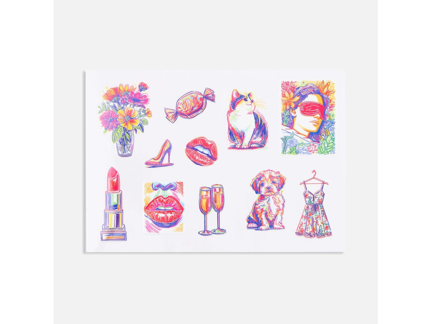 Стикерпак UV-DTF Thematic, 8 марта