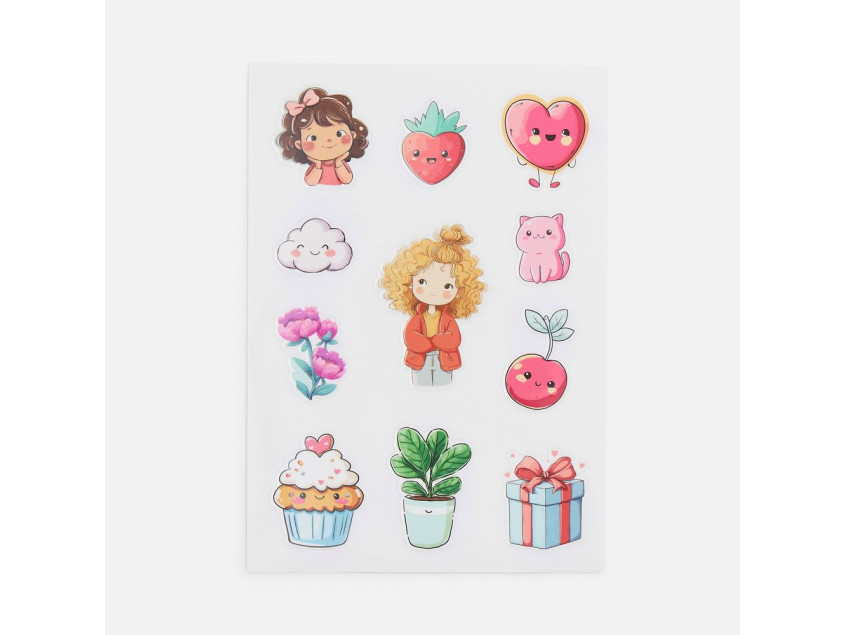 Стикерпак UV-DTF Thematic, для девочек