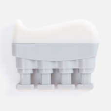 Эспандер кистевой FingerTap, серый с белым